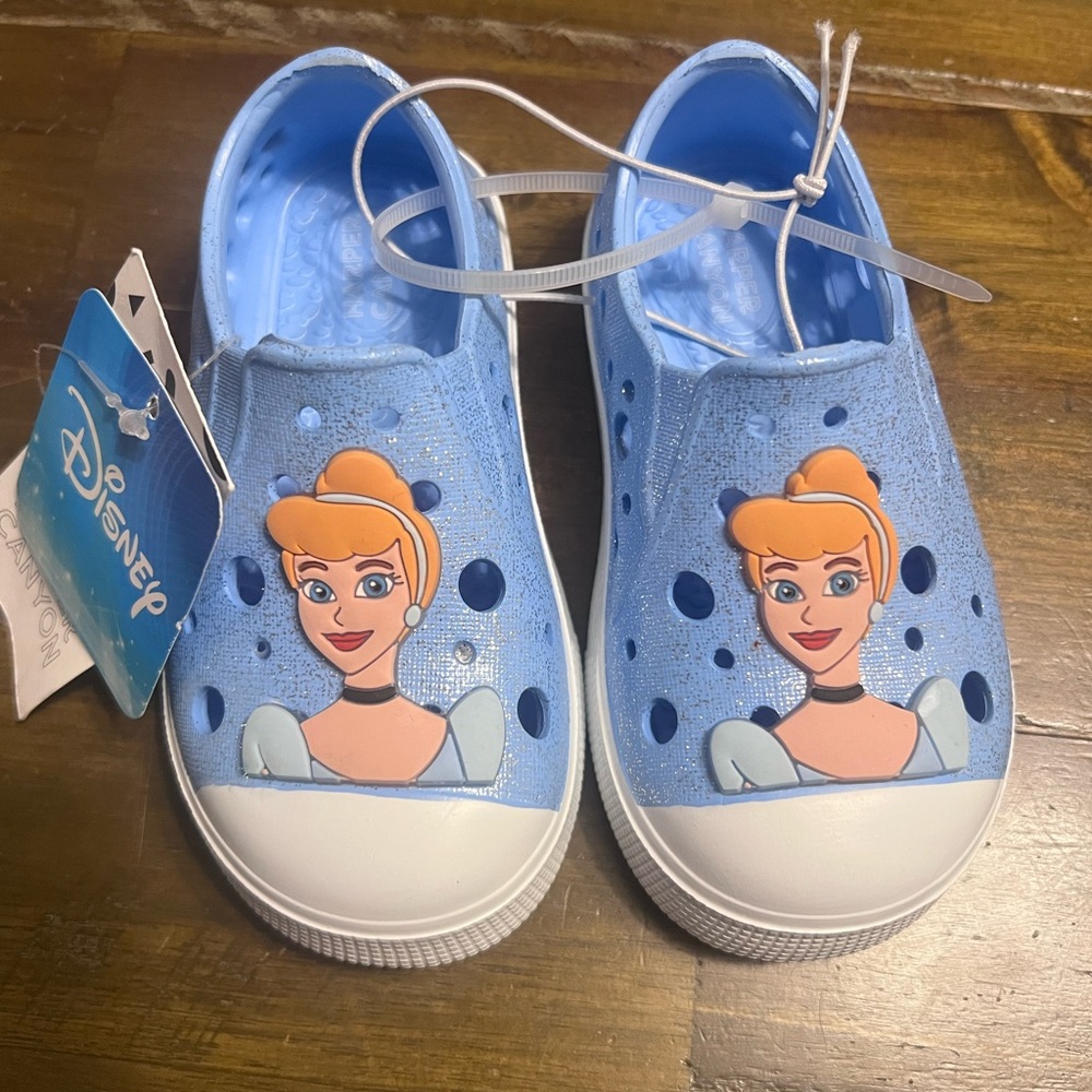 Disney Kids Blue Cinderella Sneakers